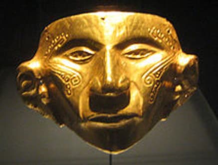 Another example of metal working on a gold mask